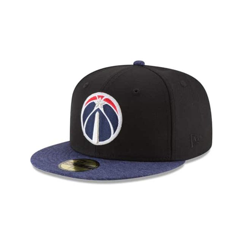 NBA Washington Wizards Shadow Tech 59Fifty Fitted (TBW4663) - Black New Era Caps